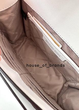 Женская кожаная сумочка michael kors heather large leather shoulder bag сумка кроссбоди оригинал кожа мишель корс майкл корс на подарок жене девушке9 фото