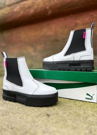 Круті демісезонні челсі puma /німеччина/ з натуральної шкіри