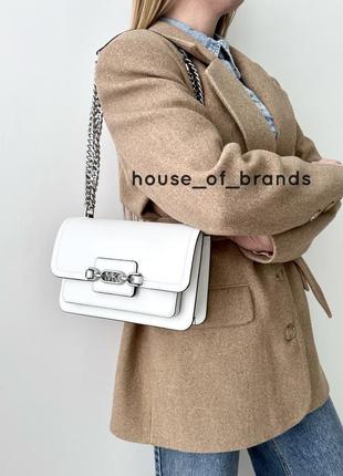 Жіноча сумка michael kors heather large leather shoulder bag оригінал сумочка кросбоді майкл мішель корс на подарунок дружині дівчині