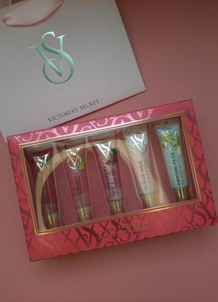 Набір блисків lip flavor favorites gloss set victoria’s secret1 фото