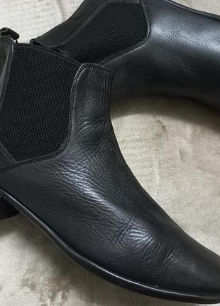 Ботинки.сапожки -челси осень-весна кожа жен. 41р. clarks индии