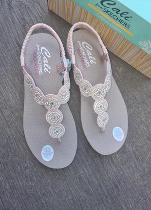 Женские босоножки cali skechers yoga foam us10-40-26/27cm