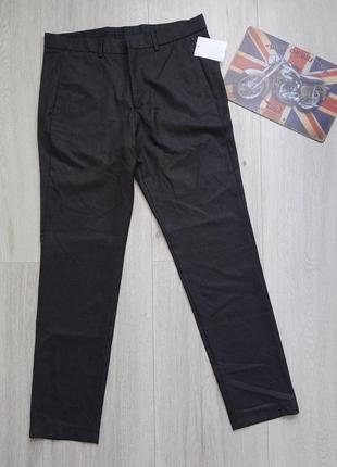 Чоловічі класині брюки звуженого крою штани р. 48 (m), 50(l) slim1 фото
