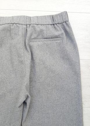 Брюки серые шерстяные h&m4 фото