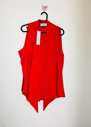 Женская блузка без рукавов с бантом closet london хл brandusa5 фото
