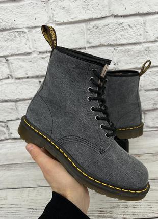 Черевики dr martens 1460 8 eye washed canvas 40-41р.25.5-26см.2 фото