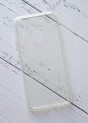 Чохол для huawei p smart plus, nova 3i (ine-lx1) силіконовий, прозорий, сірий