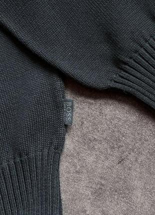 Хлопковый свитер джемпер hugo boss оригинальный черный, новый,5 фото