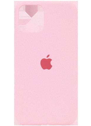 Силиконовый чехол на iphone 11 pro max (розовый)