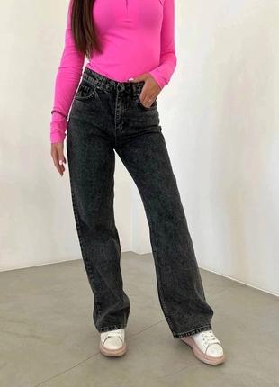 Трендові стретчеві жіночі джинси кльош турецького виробництва