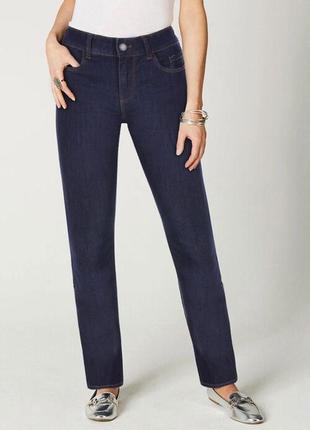 Стильные базовые прямые джинсы1 фото
