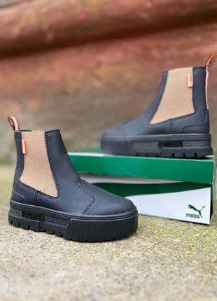 Круті демісезонні челсі puma /німеччина/ з натуральної шкіри