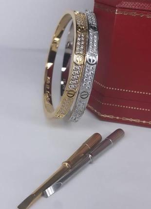 Брендовый браслет в стиле cartier ♥️