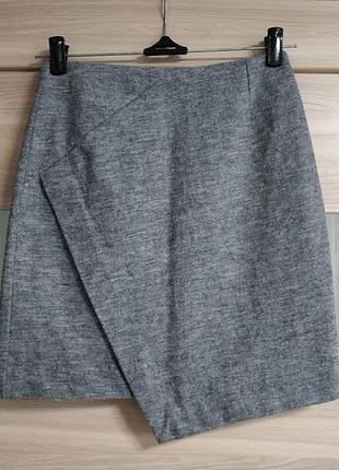 Новая теплая юбка с шерстью