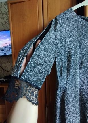 Платье с люрексом 2