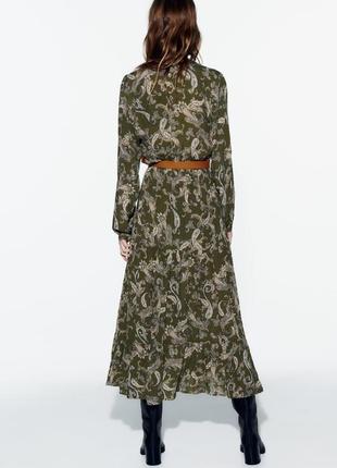 Сукня жіноча зелена zara new3 фото