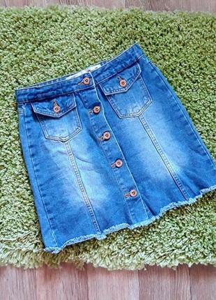 Джинсовая юбка denim