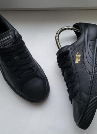 Кожаные кроссовки puma basket1 фото