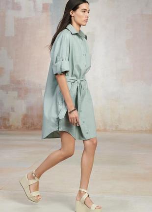 Zara -60% 💛 shrt drss 10 розкішне колекційне плаття котон стильне м2 фото