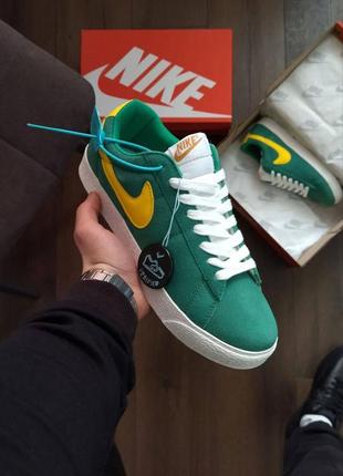 Чоловічі кросівки nike blazer low pro green