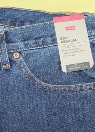 Джинсы мужские levi's 505, размер w 36 l 365 фото