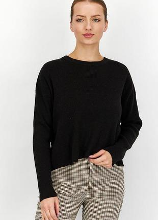 Женский чёрный свитер джемпер в рубчик don t call me jennyfer франция
