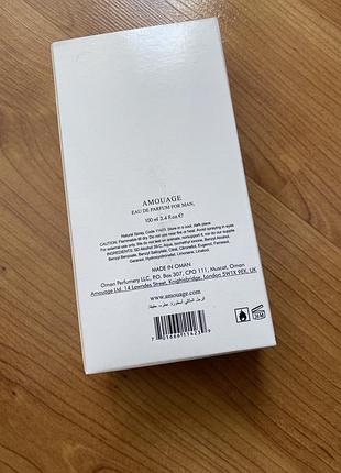 Мужские духи amouage honour for man (тестер) 100 ml,