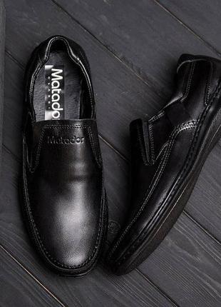 Мужские кожаные туфли matador officer shoes3 фото