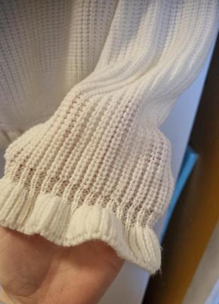 Белый укороченый свитер2 фото