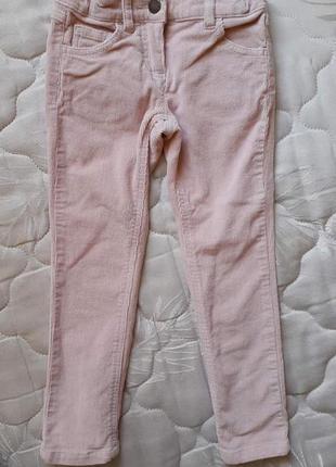 Пудровые штаны с блестками