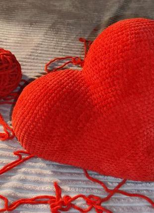 Подушка серцем подарунок до дня валентина3 фото