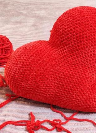Подушка серцем подарунок до дня валентина2 фото
