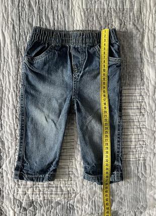 Детские джинсы 6-9 месяцев1 фото