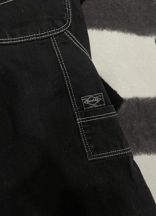 Супер цена! оригинал бершка черные карго baggy прямые унисекс мужские широкие джинсы. bershka kargo straight y2k skate rap unisex black jeans6 фото