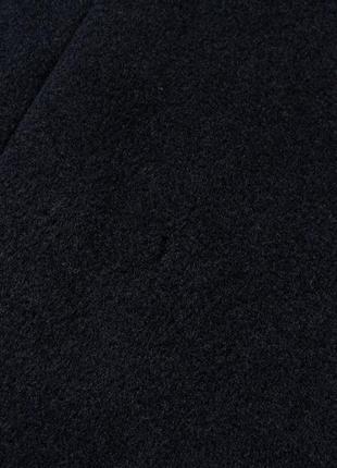 Max mara vintage wool &amp; cashmere long coat navy женское пальто7 фото