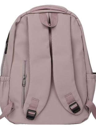 Рюкзак lesko 633227 pink 20-35l з брелком підлітковий3 фото