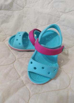 Босоножки crocs c 5, р. 22-23