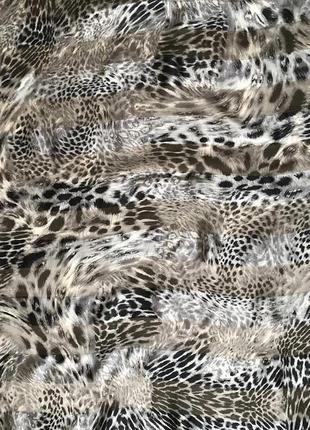 Шелковый платок шейный платок шелковый платок шелковый roeckl рекл леопардовый принт животный2 фото