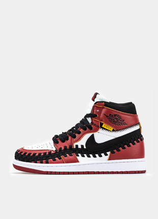 Jordan 1 retro high union los angeles red black white.