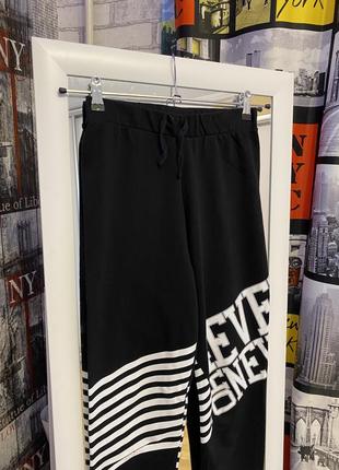 Стильные спортивные штаны с принтом, lc waikiki, 158-164см5 фото