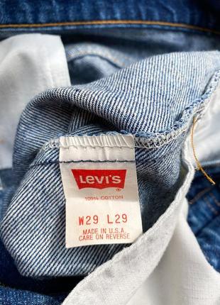 Стильные, винтажные, плотные джинсы levi’s 505 made in Ausa, размер 29х294 фото