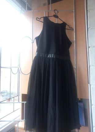 Платье с фатиновой юбкой 40р oodii