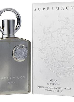 Оригинальный afnan perfumes supremacy silver 100 ml (афнан супремаси сильвер) парфюмированная вода