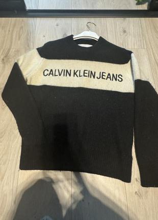 Свитер calvin klein натуральная шерсть