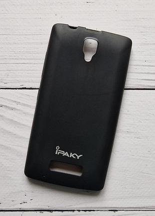 Чехол для lenovo a2010 силиконовый, черный, ipaky