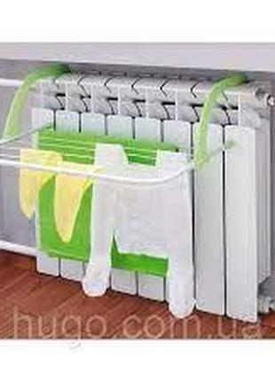 Сушарка для білизни на батарею fold clothes shelf2 фото