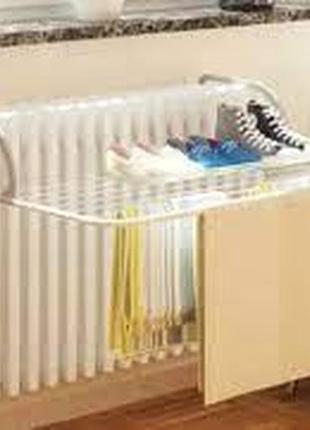 Сушарка для білизни на батарею fold clothes shelf4 фото