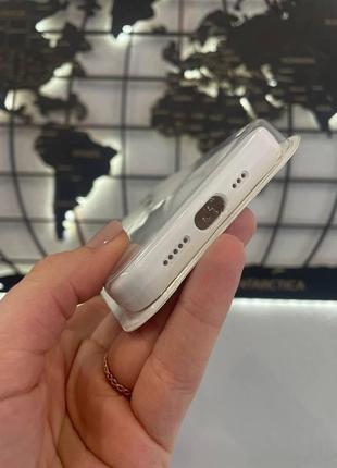 Чехол с микрофиброй для iphone 13 pro silicone case,чехол с микрофиброй для айфон 13 про (цвет белый)6 фото