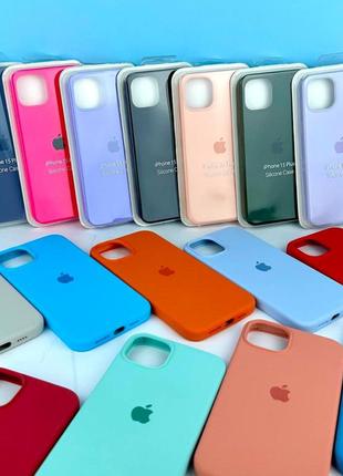 Чохол з мікрофіброю для iphone 13 pro silicone case,чохол з мікрофіброю для айфон 13 про (колір білий)8 фото