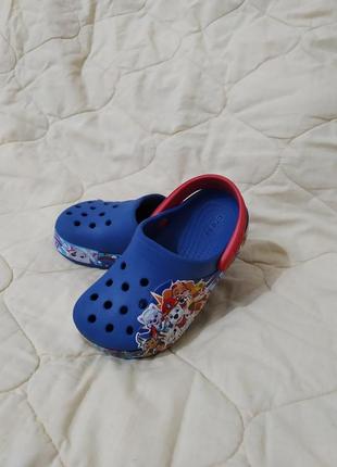 Клоги, крокси crocs щенячий патруль 
c 8, р 25-262 фото